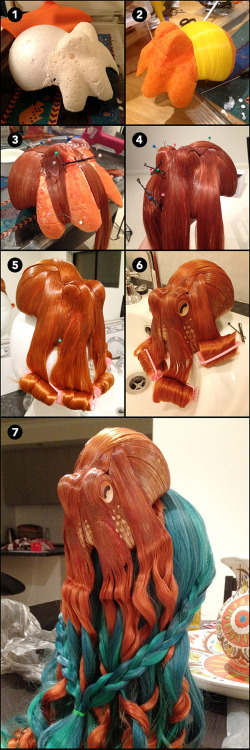 archiemcphee:This tentacular octopus hairpiece is the work of Australian artist Kirstie Williams (de