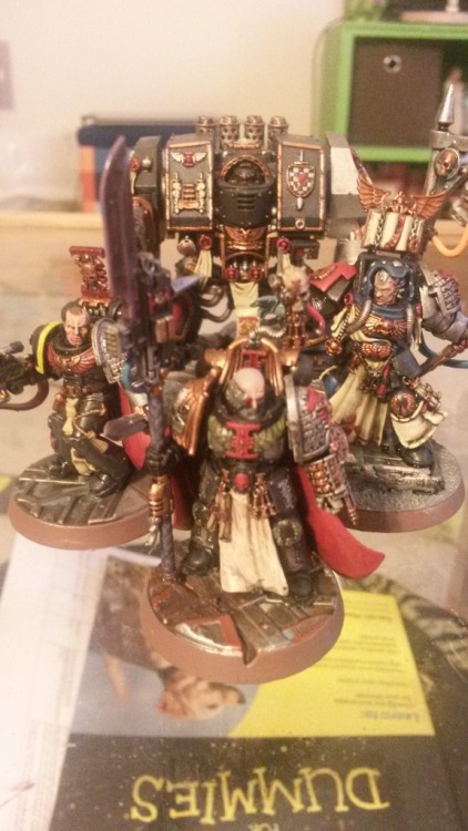 waxlermon: Pictures of the painted portion of my Deathwatch army. Not pictured (or painted) are two 