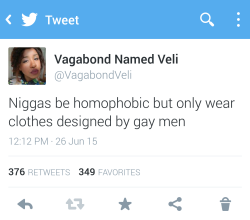 vagabond-named-veli:  fetseyville:  vagabond-named-veli:  Most retweets I ever got  I screenshot this so fast.   Someone else said “Yall against gay marriage but the first ones to click the lesbian porn category” twitters just overflowing with tea