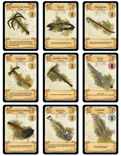 OVER 300 DOWNLOADABLE &amp; PRINTABLE D&amp;D CARDS!I made over 300 of these bad boys to better help