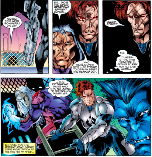 Joseph is having trouble keeping a low profileUncanny X-Men #344, May 1997Writer: Scott Lobdell. Pen