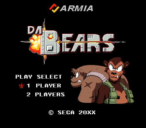 Da Bears by JoeAdokContra title screen……but Sonic……but “Time Trial
