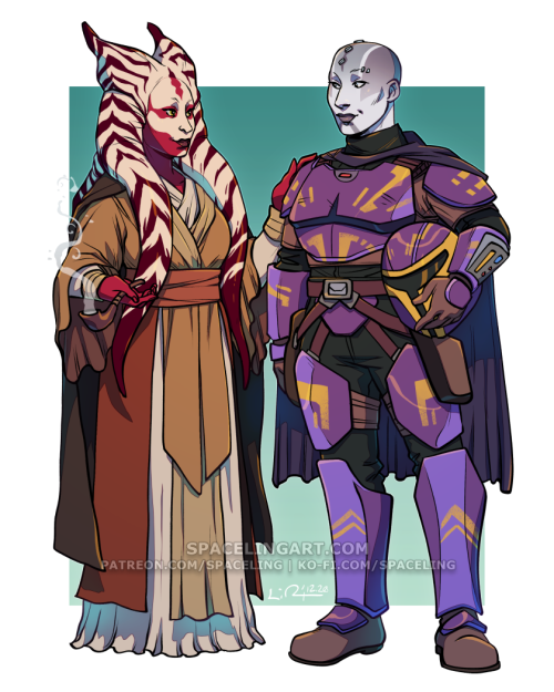 spacelingart:Rarla and KaixiuCell shade commission for lilithofstars!! Support me on Patreon or Ko-f