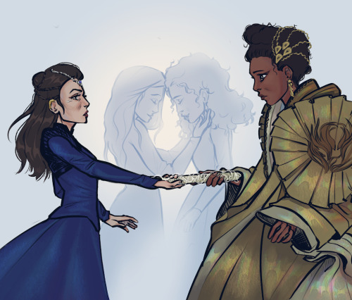 mushimallo:Siuan Sanche waits for only one woman. #wheel of time  #other peoples art  #wot on prime spoilers  #wot on prime s1e6 #siuan sanche#moiraine damodred