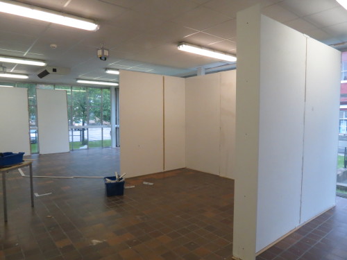 My degree show space, it is larger than I requested however I believe this will give me more room to