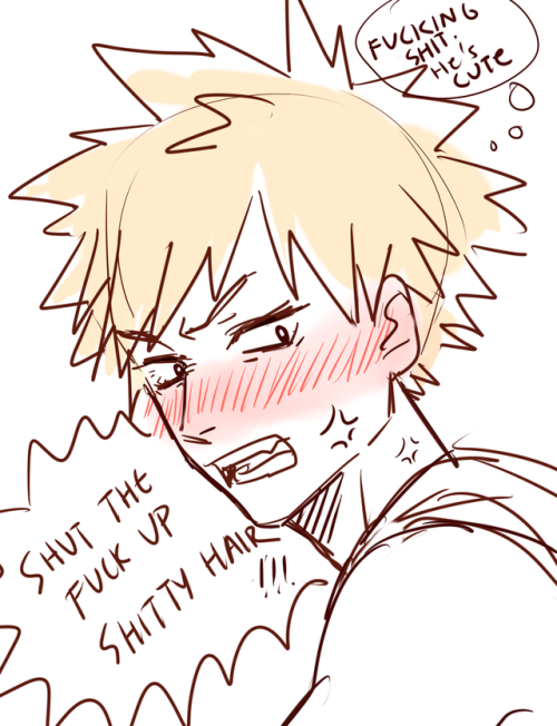 yuuzan: Kirishima with his hair down !!  bc i literally don’t understand how his normal hair works 