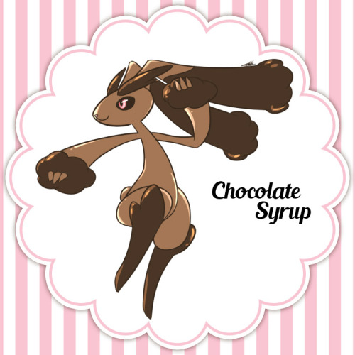 pattos-artzy-book:Buneary and Lopunny remind me of desserts so I gave them different cakes color sch