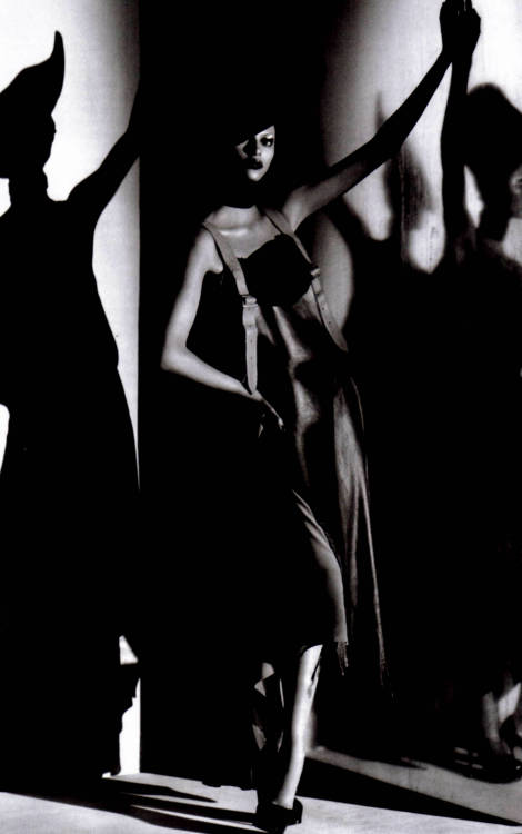 underview:  “Elegance As Form” Yasmin Warsame shot by Steven Meisel for Vogue Italia 2008 