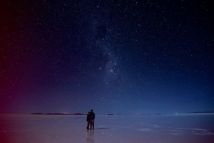 the-wolf-and-moon:  Boliva, Where You Can Walk on the Sky 