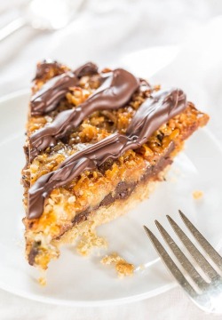 Cake-Stuff:  Samoas Cookie Pie Click Here For Recipe ..Click For More Sweet Desserts