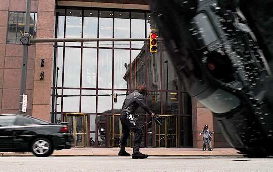 sansvstarks: Bucky Barnes + faceless shots in Captain America: The Winter Soldier