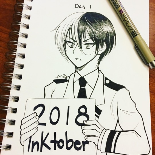 kittymochi-art:  Week one of Inktober! My theme is Todoroki, hence, TODOTOBER!!! I post these daily on my Instagram: _kittymochi_