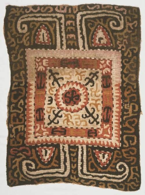 Embroidered Cover (Kaitag) - Unknown Kaitag Russian Artist, c. 1850-1900Cotton plain weave with silk