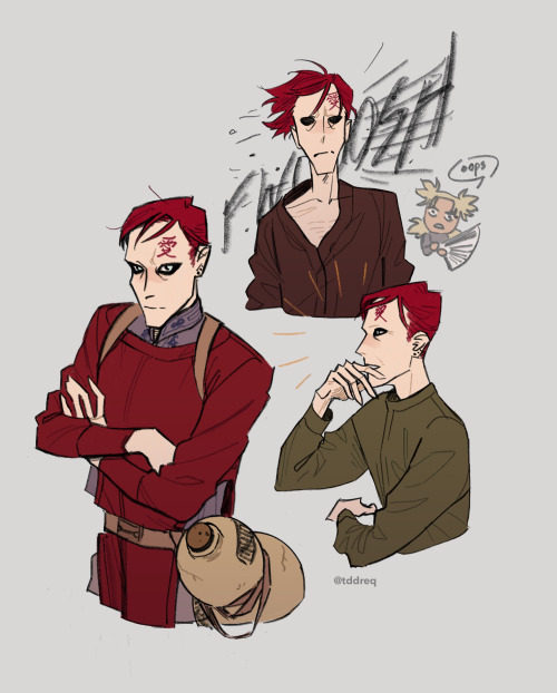 old man gaara but like. hot to my taste.