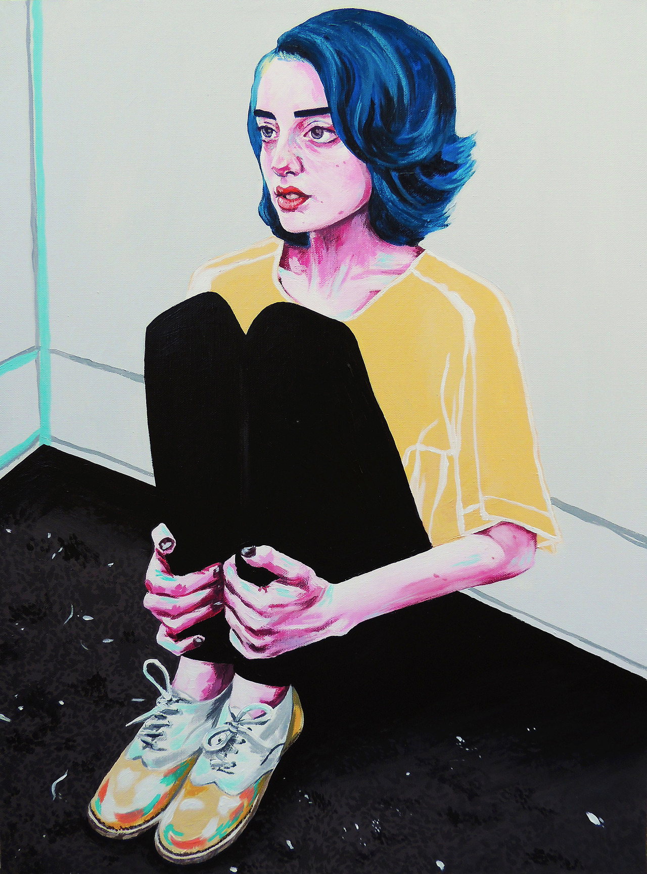 showslow:  Colorful Paintings by Jaya Nicely | Tumblr 