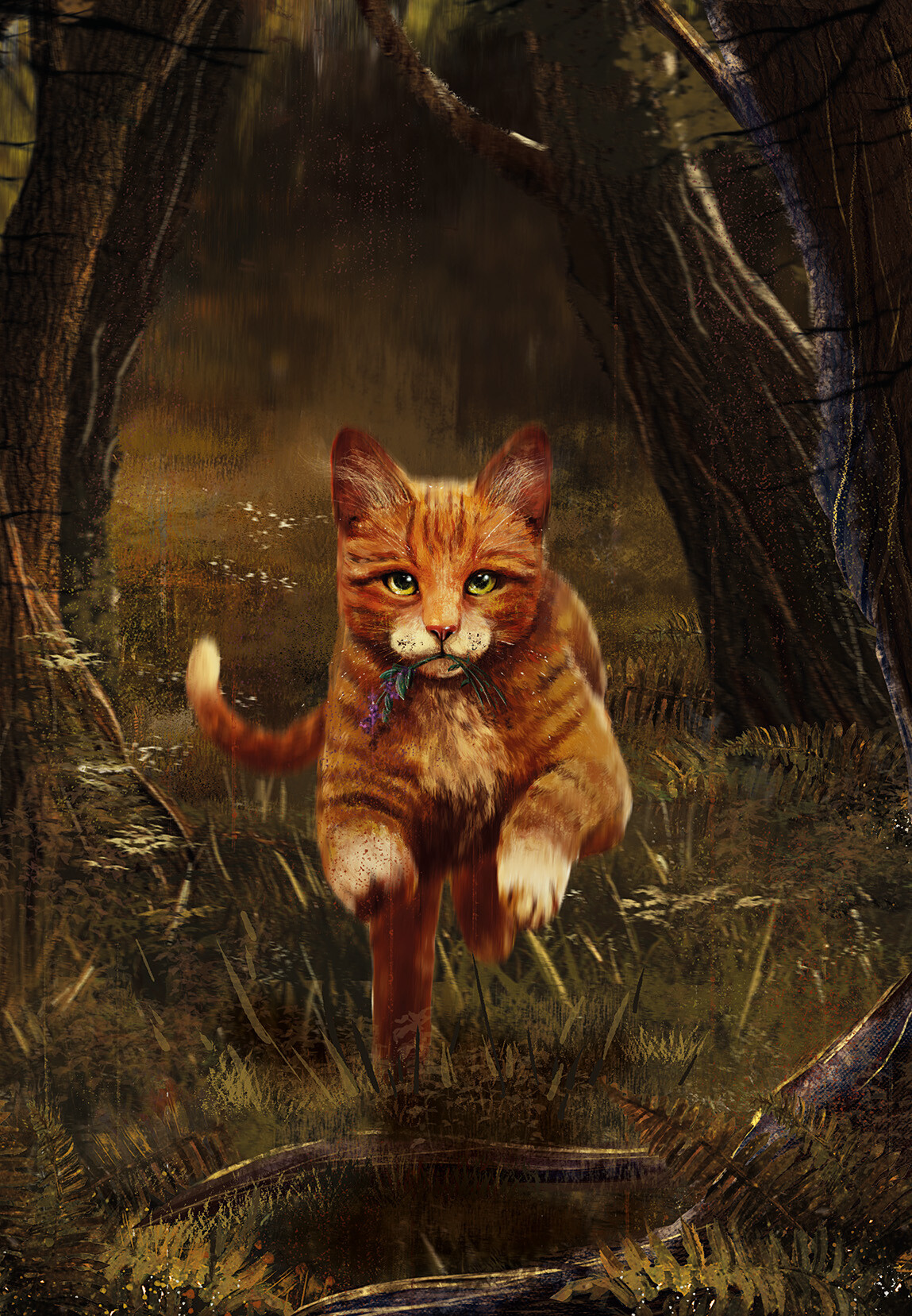 Does anyone know who created this art of Firestar? : r/WarriorCats