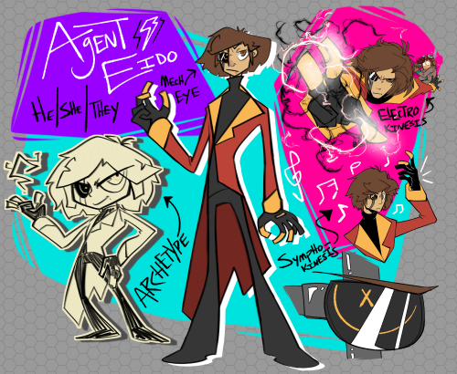 electriceidolonart:Agent Eido. Specializes in Electrokinesis and Symphokinesis. Primarily an agent u