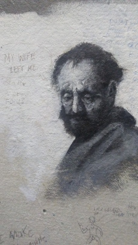 Shit you see in art college bathrooms