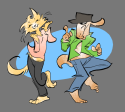 poisondynamite:  Oh no cats and dogs dancing