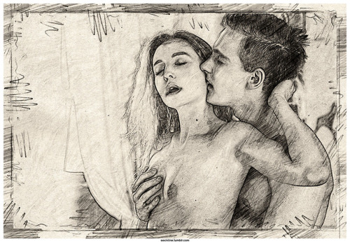 Erotic Pornographic Digital Sketch