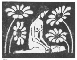 artist-mcescher:Female Nude I, 1920, M.C.