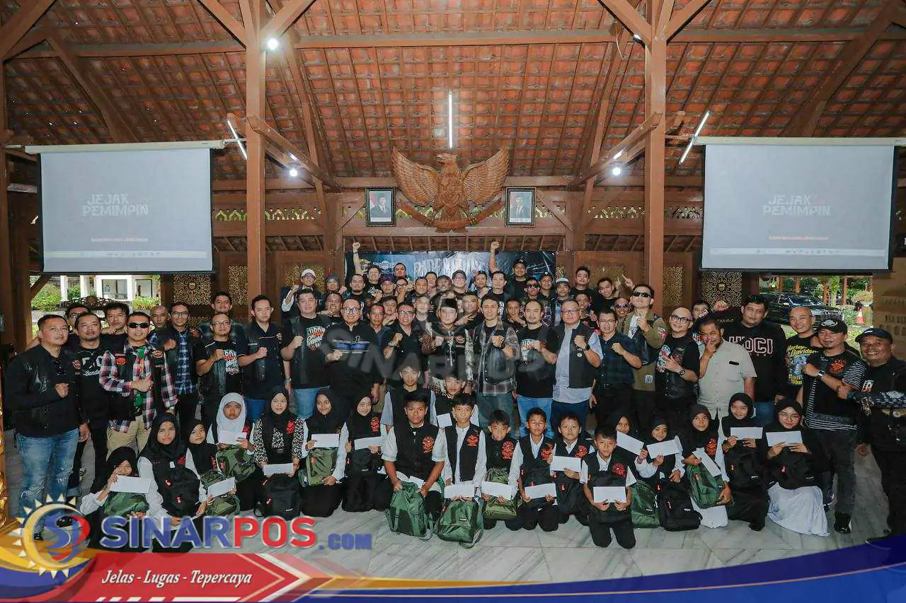 HDCI Kota Bandung Santuni Anak Yatim, Erwin: Komunitas Motor Harus Punya Hati dan Visi Sosial Luhur