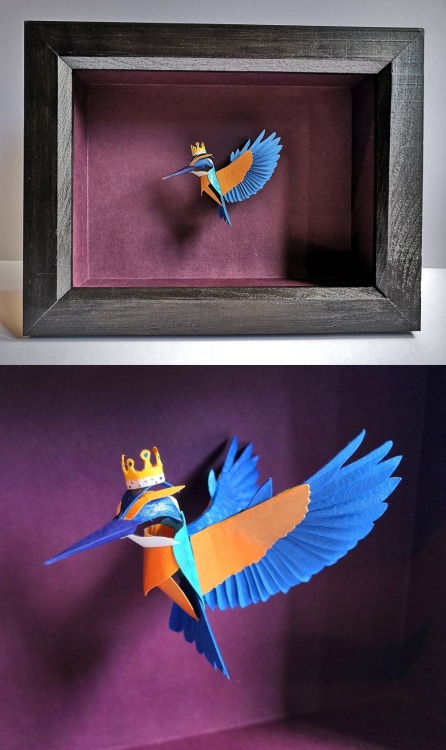 sosuperawesome:Paper and Kinetic Sculptures Name And Colour on Etsy 