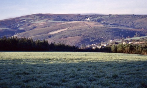 Mañana, paisage rural cerca de Portomarín, Lugo, Galicia, 1998.