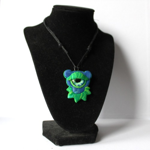 Grateful Dead Dancing Alien Bear pendant available at etsy.com/shop/TerrapinPerspective