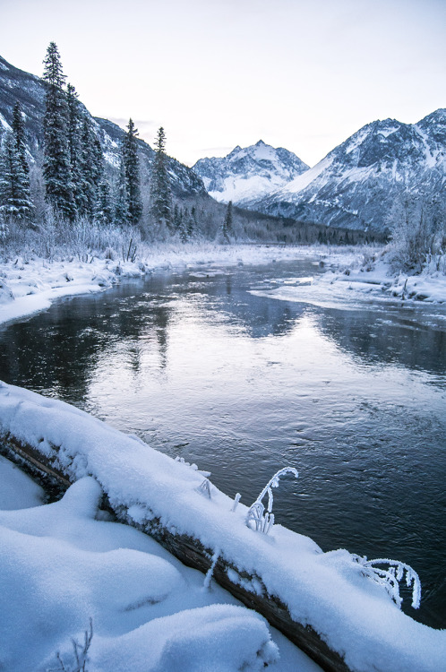 sarahallynphoto:Eagle River, Alaska. Sunrise 10:13am