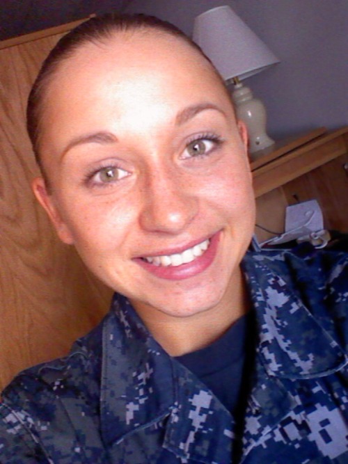 greenwayzsoldier:  Navy Cutie with a brush