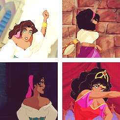 disneyyandmore-blog:Walt Disney Animation Studios Challenge9 Heroes (#1) → Esmeralda“You mistreat th