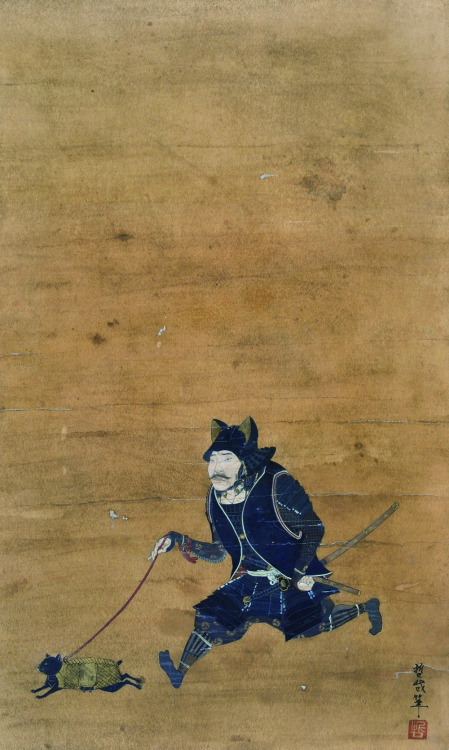 2020blaq:shihlun:Tetsuya Noguchi - Samurai with a cat 2008