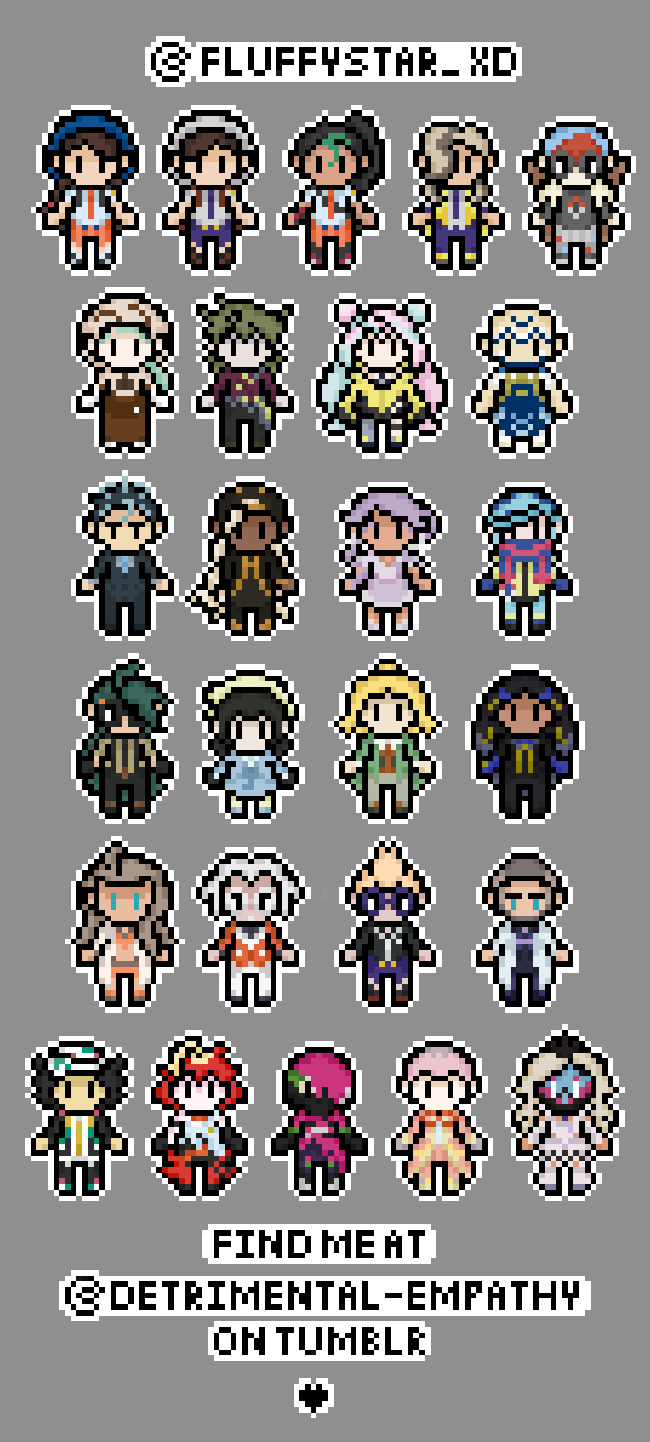 Sticker Maker - hero sprites for your omori sprite needs