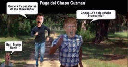 globalvoices:    A Twitter account with alleged ties to drug trafficker, Joaquín ‘El Chapo’ Guzmán Loera, posted a threatening message directed at real estate magnate Donald Trump, in the wake of negative comments which the businessman made towards