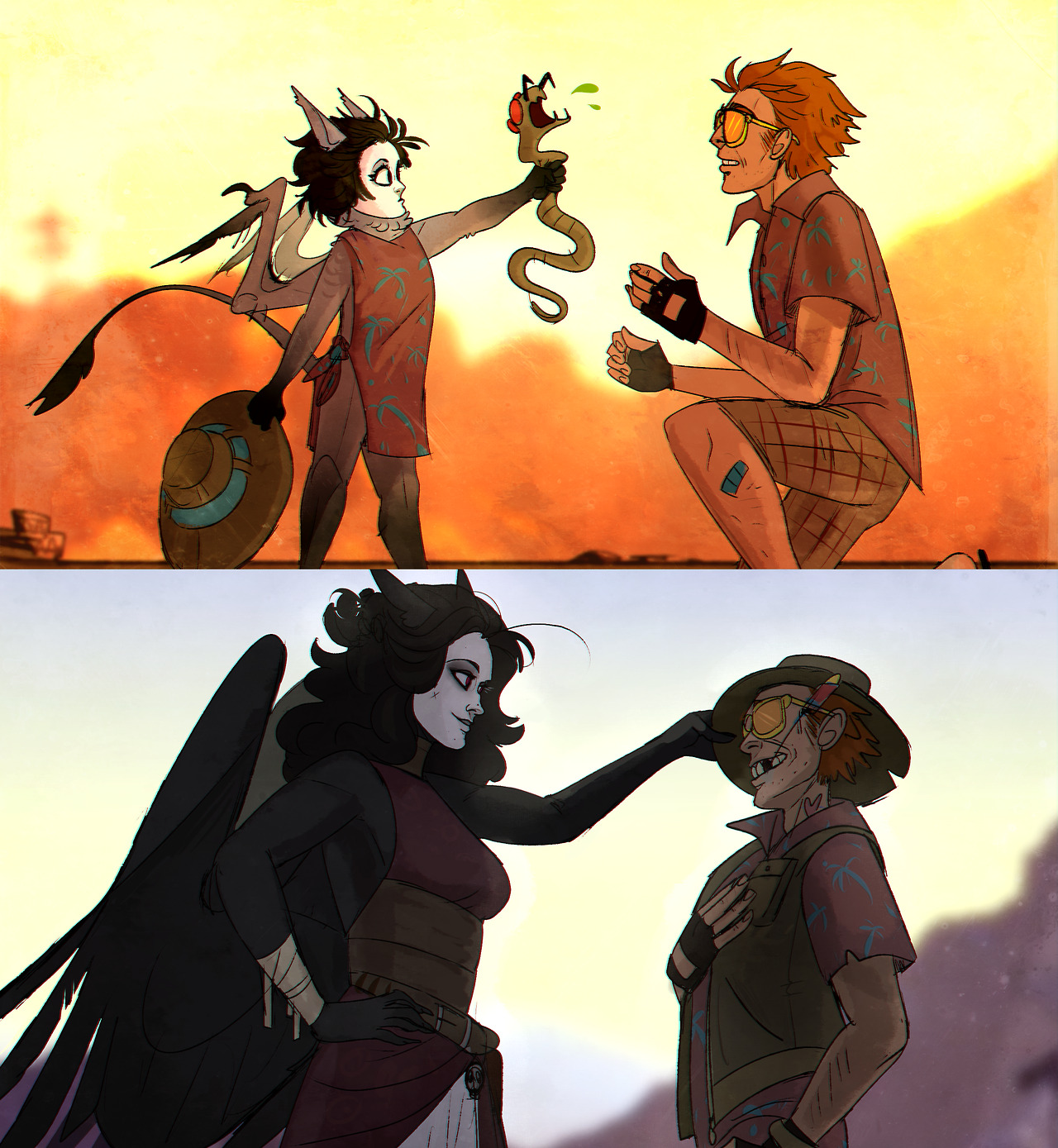 nataliedecorsair:  And I’m continuing AU Borderlands stuff. Related to this Shade