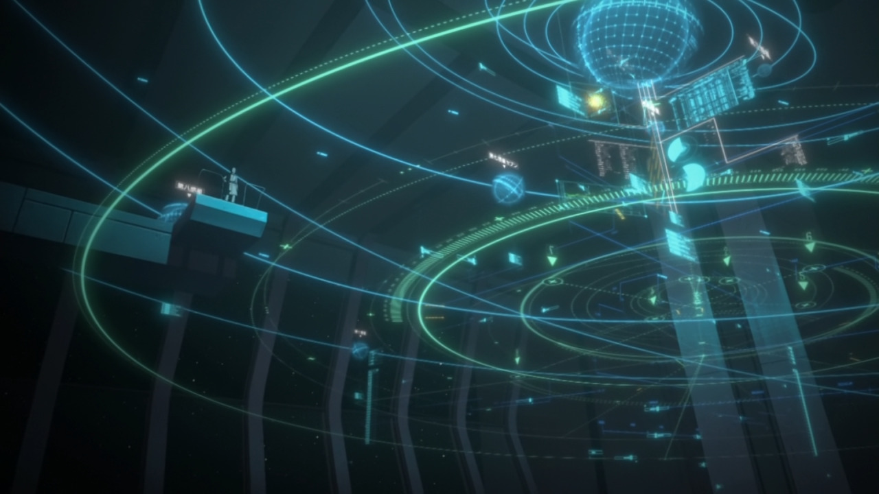 ephemeralsyzygy:  Sidonia no Kishi: Daikyuu Wakusei Seneki - Epsiode 3 - Neon turquoise