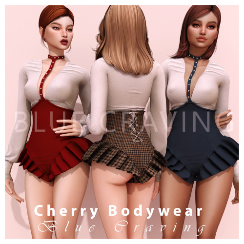 SIMS 4 CC - CHERRY BODYWEAR♥ DOWNLOAD ♥ Public released————&md