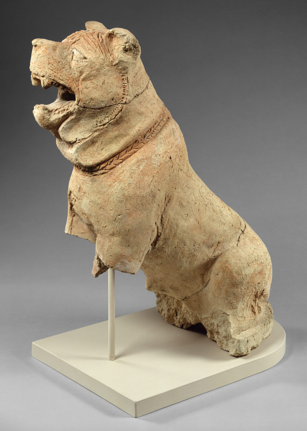 The Gates of Ishtar — worldhistoryfacts: A dog, probably a mastiff, in a...