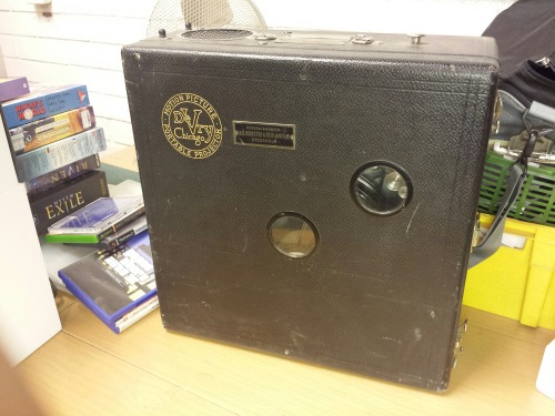Devry Portable Motion Picture Projector Type E, 1919 - Part 1 of 2. Vintage 35mm movie projector