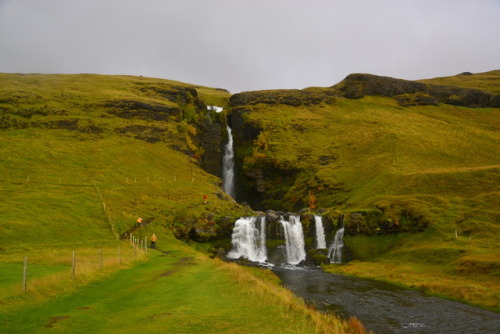 Water is everywhere!  Thorsteins Grove & Gulfoss, Iceland