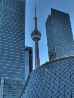 breathtakingdestinations:  CN Tower - Toronto - Ontario - Canada (by David Grant)