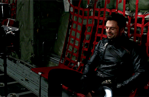 biwilson:Sebastian Stan in Marvel Studios: Assembled — (1.02) — The Making of The Falcon and the Win