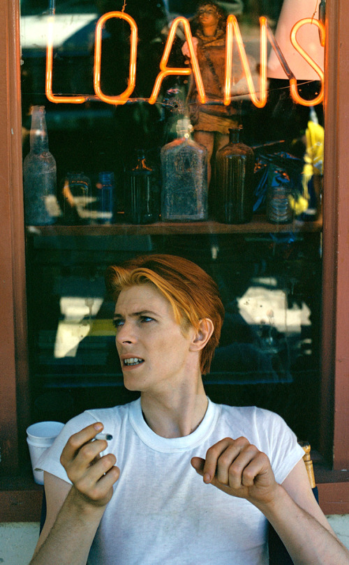 David Bowie, Fenton Lake, New Mexico, 1975 By Geoff MacCormack