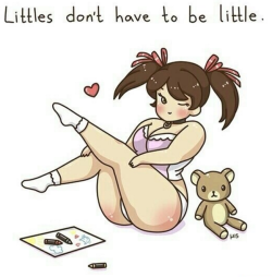 daddys-little-delight:  Littles don’t have to be little.