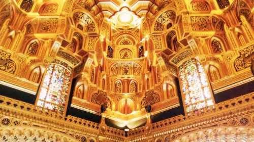 Went to Cardiff Castle today. This is the Arab Room.2/13/14