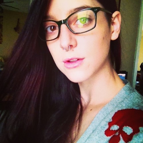 immayah:  camdamage:  New glasses 👓✨ mind the glare  I love her face soooo much .