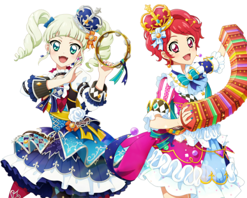 lucykisaragi: Kaede &amp; Yurika PR set dressed up version + set version! pre-dress up versions foun