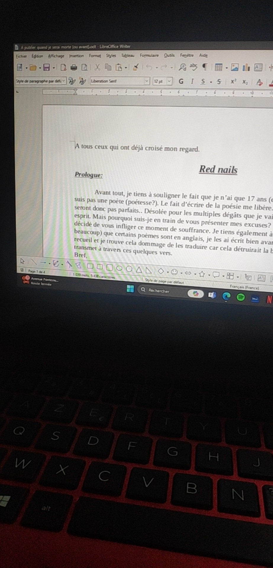 Writing Poetry (*)*+