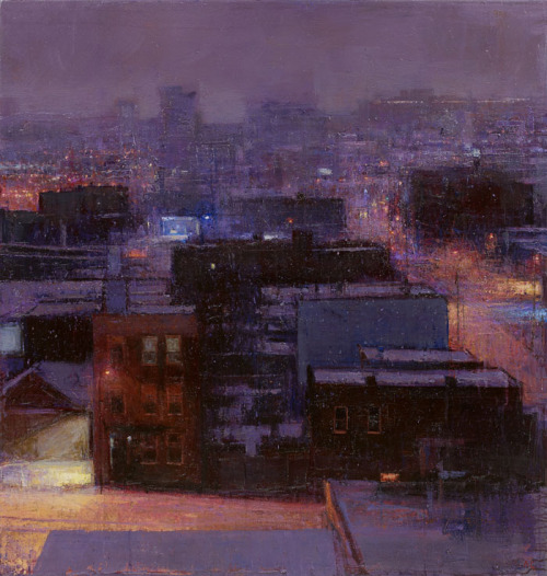 Andrew Gifford (British, b. 1970, Sheffield, UK) - 1: Blizzard From My Hotel Window, Queens II  2: B